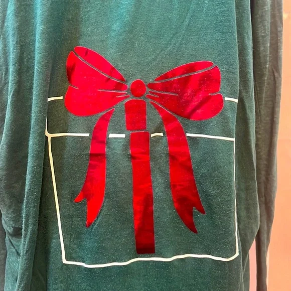 MOTHERHOOD MATERNITY GREEN LONG SLEEVE SUPER SOFT T-SHIRT - Picture 4 of 4